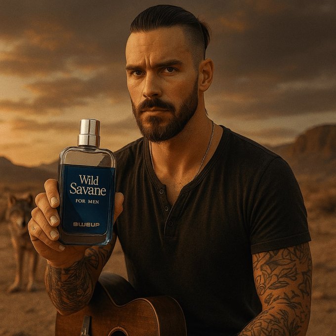 Blue-Up Wild Savane – Eau de parfum homme | Fraîcheur boisée aromatique