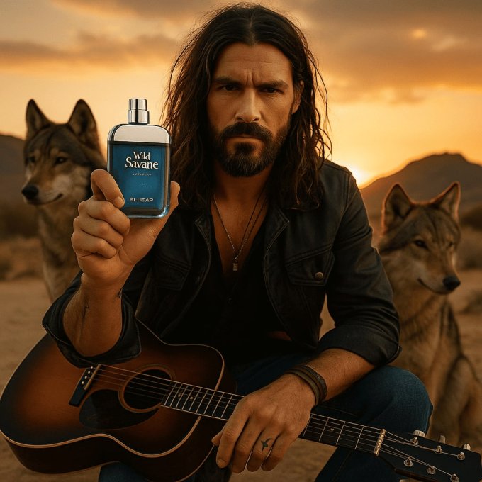 Blue-Up Wild Savane – Eau de parfum homme | Fraîcheur boisée aromatique