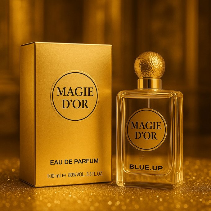 Blue-Up Magie d’Or – Eau de parfum femme | Gourmand oriental doux