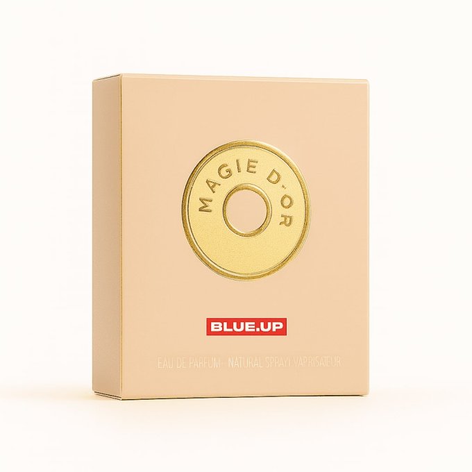 Blue-Up Magie d’Or – Eau de parfum femme | Gourmand oriental doux
