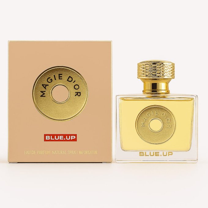 Blue-Up Magie d’Or – Eau de parfum femme | Gourmand oriental doux