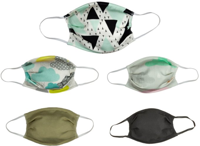 20 masques Grand public filtration sup 90% en bambou lavables à 40°C et ré-utilisables min 10 fois