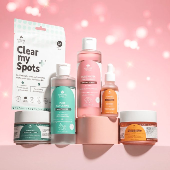 Routine Peau parfaite – Coffret cadeau soins essentiels à la maison - Nature Spell