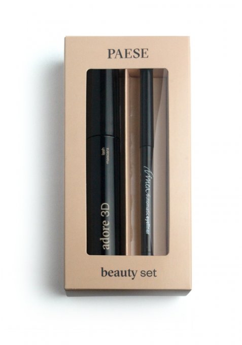 Coffret beauté "CLASSY" - Mascara Adore 3D et Eyeliner Linéa noir PAESE