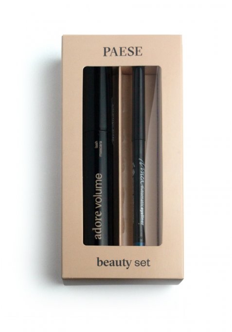 Coffret beauté "GLAM" - Mascara Adore Volume et Eyeliner Linéa Bleu PAESE