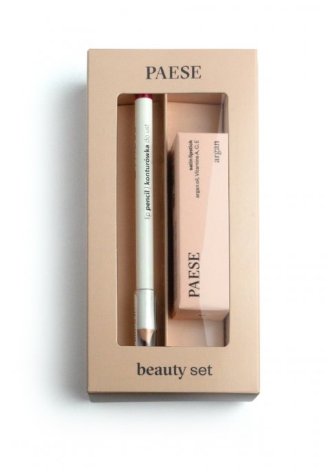 Coffret beauté "Paris" - Crayon et Rouge à lèvres PAESE