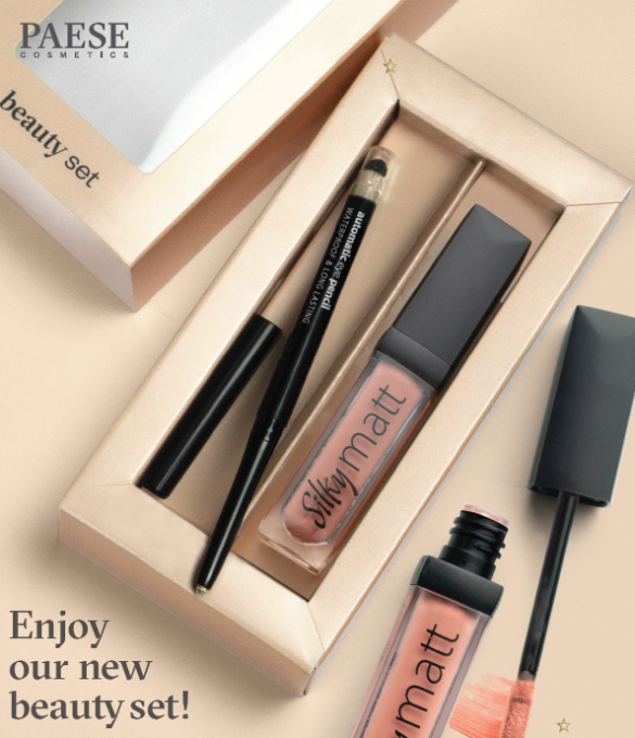 Coffret beauté "OSLO" - Gloss Silky Matt et Eyeliner Waterproof PAESE