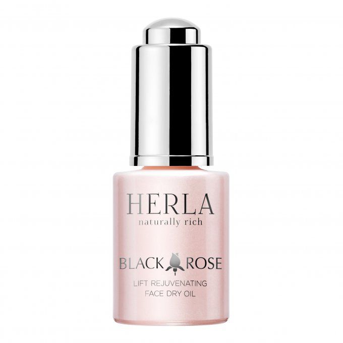 Huile de jeunesse pour peaux sèches à la rose noire - 15ml - BLACK ROSE - HERLA