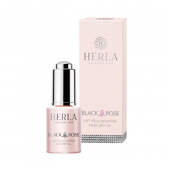 Huile de jeunesse pour peaux sèches à la rose noire - 15ml - BLACK ROSE - HERLA