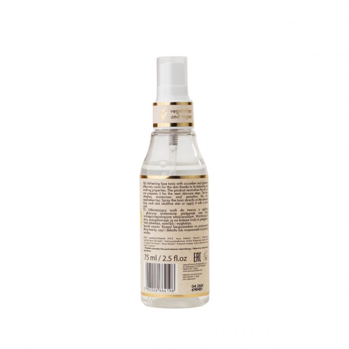 Brume tonifiante, rafraichissante au concombre - 75 ml - Ingrid Cosmetics