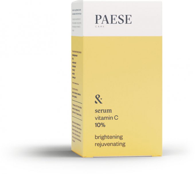 Sérum éclaircissant et rajeunissant 10% de Vitamines C - 89% naturel - 15 ml - PAESE