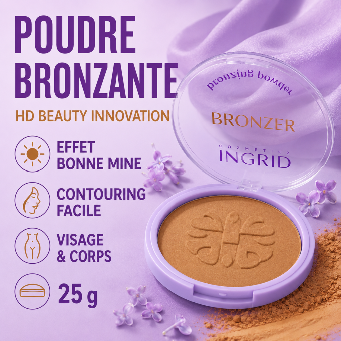 Poudre Bronzante HD Beauty Innovation - 25g - Ingrid Cosmetics