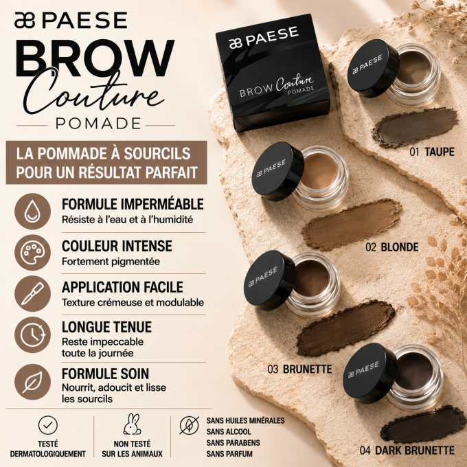 Pommade à sourcils Brow Couture - 4.5 g - Paese