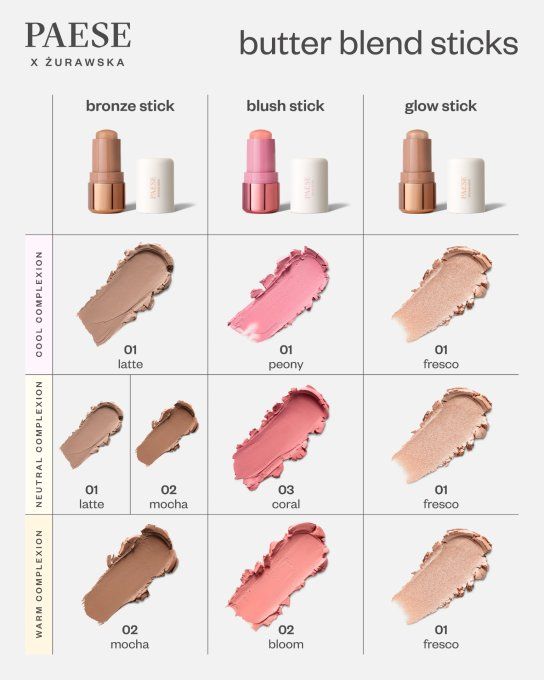 Stick Bronzer crémeux-Contour et Teint-2 teintes-6g-Paese