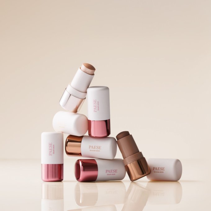 Blush crémeux en stick au beurre - 3 teintes - 6g - Paese