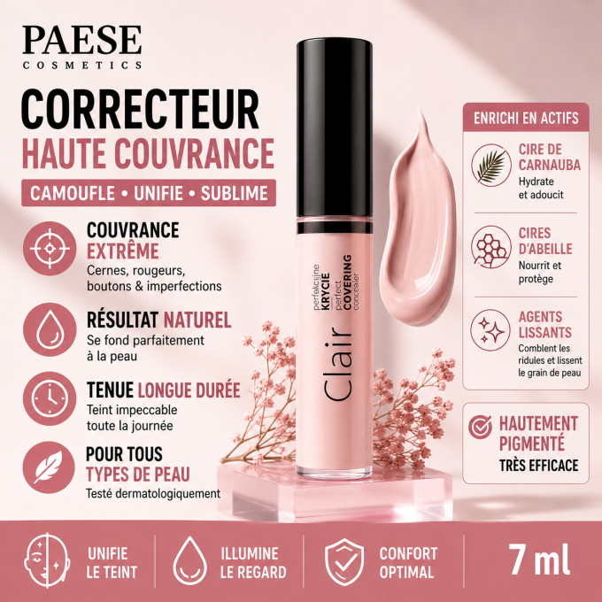 Correcteur haute couvrance - 7 ml - PAESE