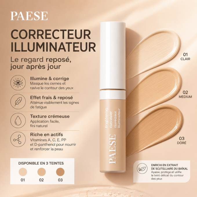 Correcteur illuminateur - 6 ml - PAESE