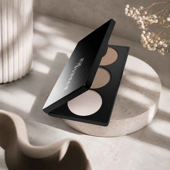 Palette Contouring 05 PAESE – 3 poudres pour sculpter, réchauffer et illuminer le teint