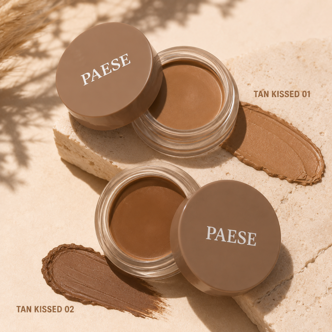 Bronzer crémeux PAESE - Vegan - 12 g - 2 teintes