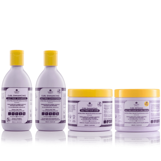 Routine Boucles sublimes – Shampooing, Après-Shampooing, Masque & Crème Sans Rinçage - Nature Spell