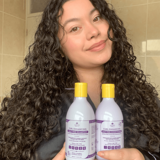 Routine Boucles sublimes – Shampooing, Après-Shampooing, Masque & Crème Sans Rinçage - Nature Spell