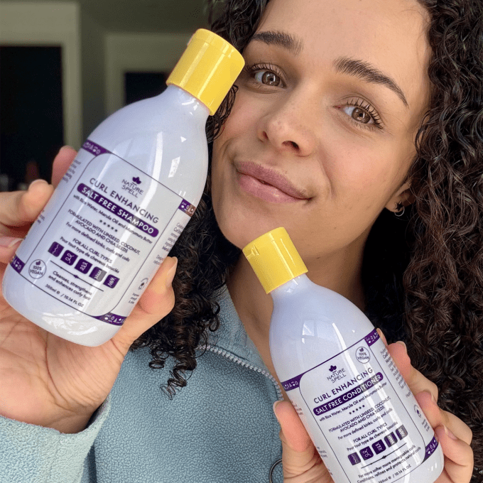 Routine Boucles sublimes – Shampooing, Après-Shampooing, Masque & Crème Sans Rinçage - Nature Spell