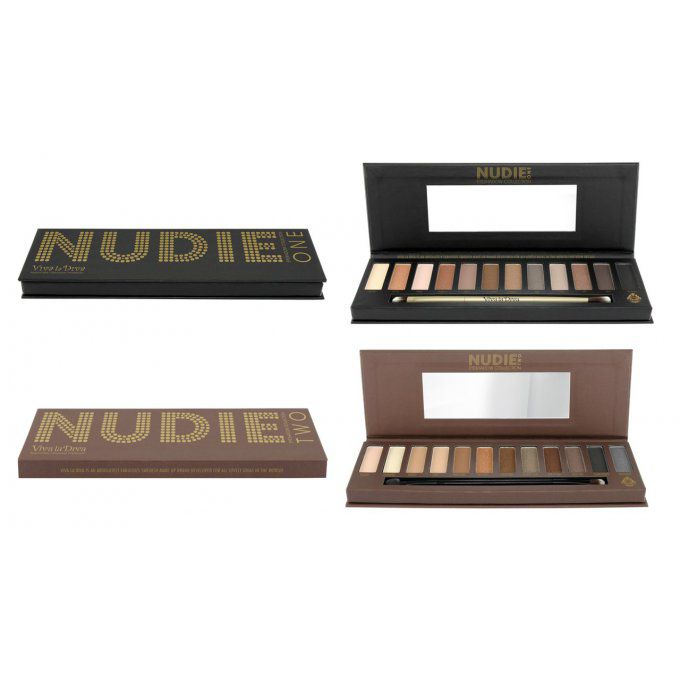 Lot de 2 palettes Nudie VIVA LA DIVA