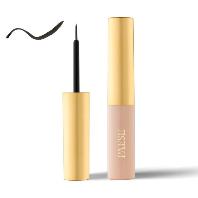 Set Mascara + Eyeliner "Eyegasm" Noir  et Rouge à lèvres à l'huile d'argan #10 - PAESE