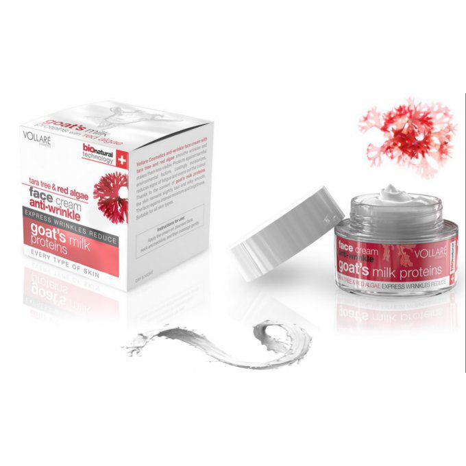 Soin visage anti-ride Algues rouges - 50 ml - Vollaré Cosmetics