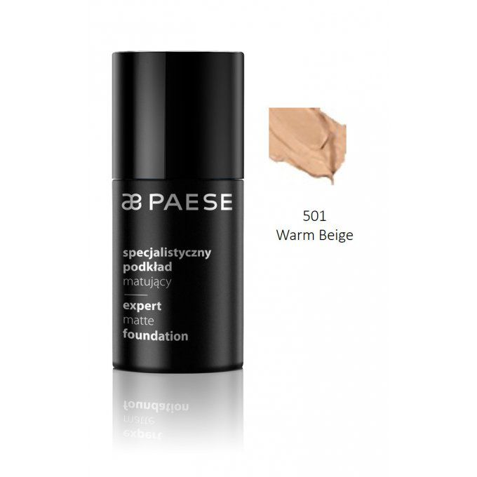 Expert matte foundations 501 warm beige-v2