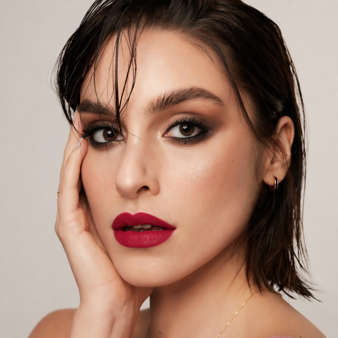 Set Mascara + Eyeliner "Eyegasm" Noir  et Rouge à lèvres à l'huile d'argan #10 - PAESE