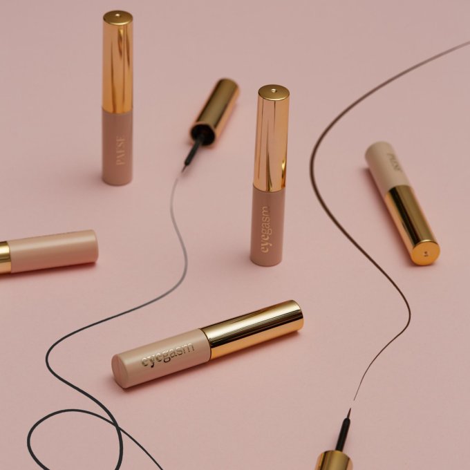 Set Mascara + Eyeliner "Eyegasm" Noir  et Rouge à lèvres à l'huile d'argan #10 - PAESE