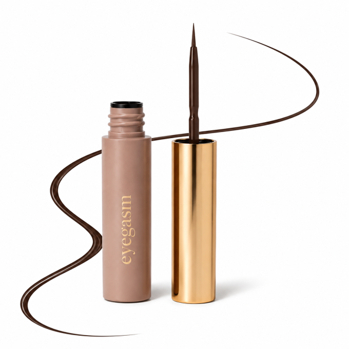 Duo Mascara revitalisant et Eyeliner "Eyegasm" - Brun - 8 + 4 ml - PAESE