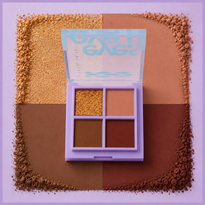 Palette d'ombres à paupière EYES LOVE IT 02 - 4 teintes - 5 g - Ingrid Cosmetics