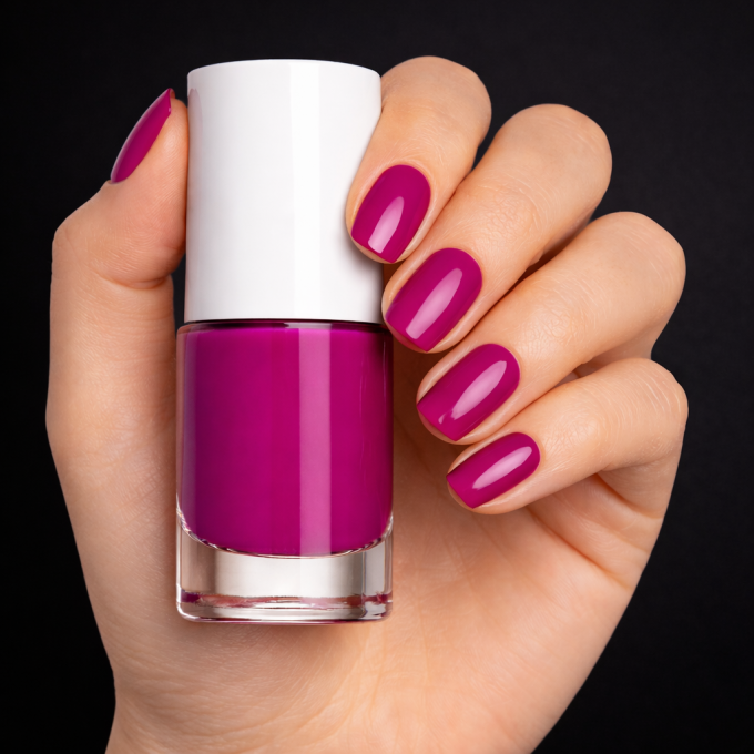 Vernis à ongles COLOR & CARE 4-en-1 – 5,5 ml – Teinte 06 Violet Splash – PAESE