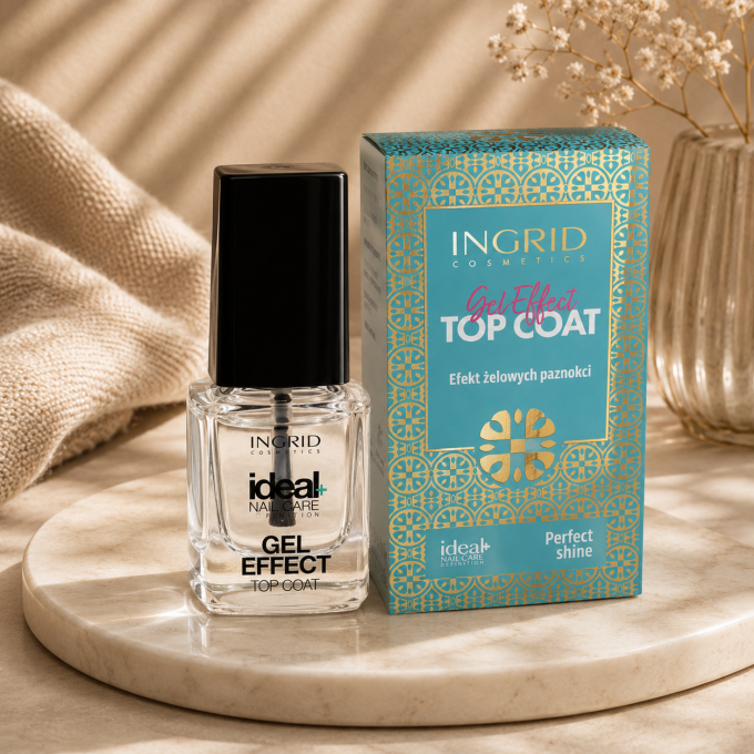 Top coat - Effet Gel - Ingrid Cosmetics - 7 ml