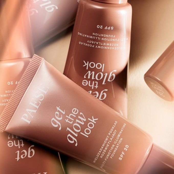 Fond de teint illuminateur Get The Glow Look SPF20 – 5 teintes – PAESE