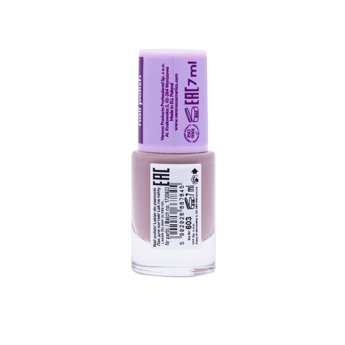 Vernis Gel gloss 10 jours - 7 ml - Teinte 603 Lilac Whisper  Ingrid Cosmetics