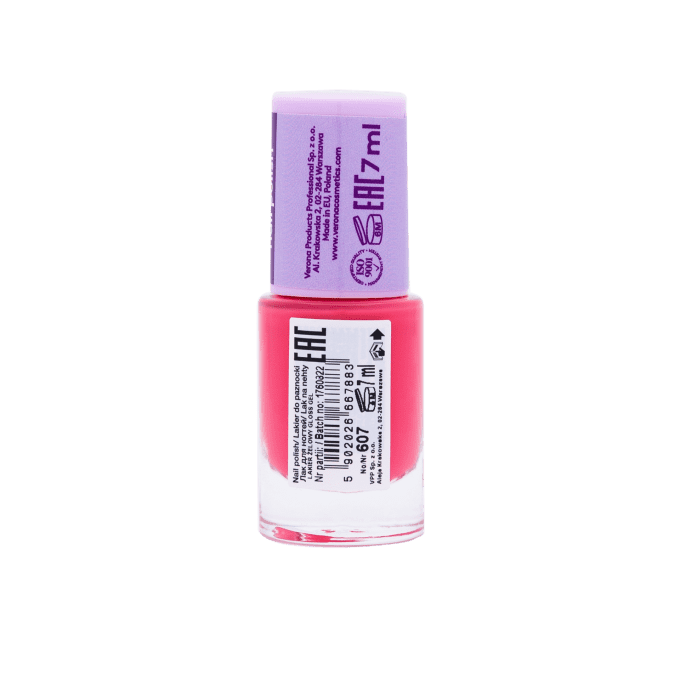 Vernis Gel gloss 10 jours - 7 ml - Teinte 607 Teinte Raspberry Kiss - Ingrid Cosmetics