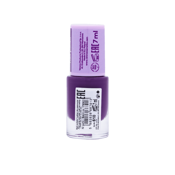 Vernis Gel gloss 10 jours - 7 ml - Teinte 610 Royal Violet - Ingrid Cosmetics