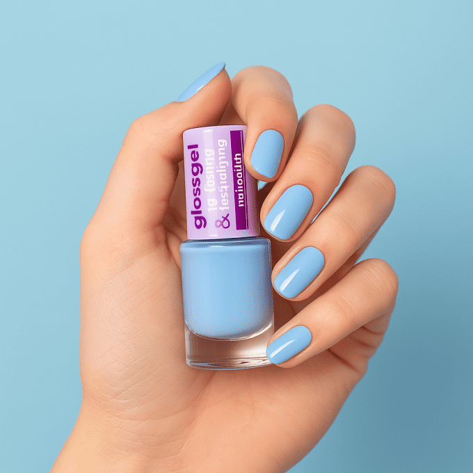 Vernis Gel gloss 10 jours - 7 ml - Teinte 611 Blue Breeze - Ingrid Cosmetics