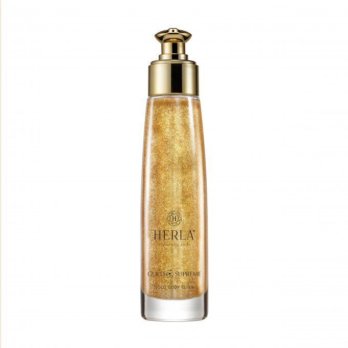 Elixir de beauté enrichi à l'OR pur 24k - Corps - 100 ml - GOLD SUPREME - HERLA