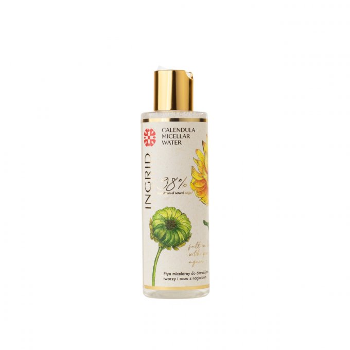 Eau micellaire au calendula - 200 ml - 98% naturelle - Ingrid Cosmetics