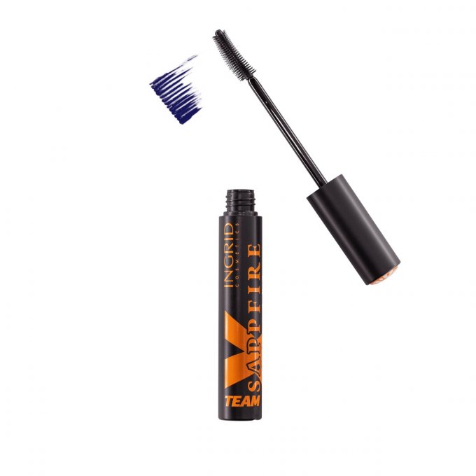 Mascara allongeant Bleu Saphir à l'huile d'argan - 12 ml - Ingrid Cosmetics