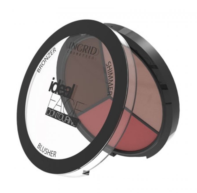 BtoB - Contouring palette Ideal Face  - 19 g - Ingrid Cosmetics - 19 pcs + 1 tester