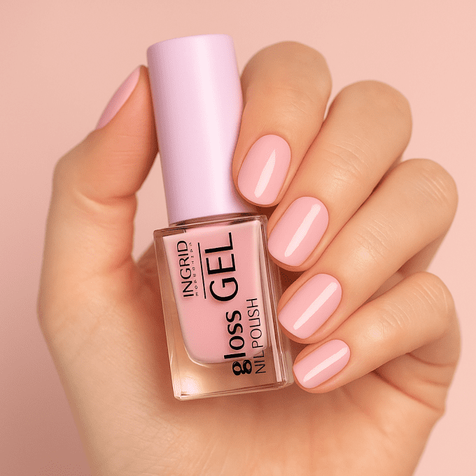 Vernis Gel gloss 10 jours - 7 ml - Teinte 618 Pink Blossom - Ingrid Cosmetics