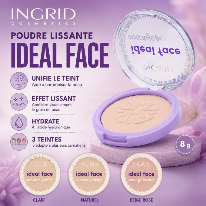 Poudre lissante Ideal Face - 8g - Ingrid Cosmetics