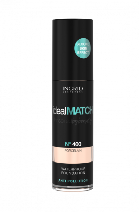 BtoB - Fond de teint IDEAL MATCH Ingrid Cosmetics - 30 ml - 5 teintes - 25 pcs + 5 testers