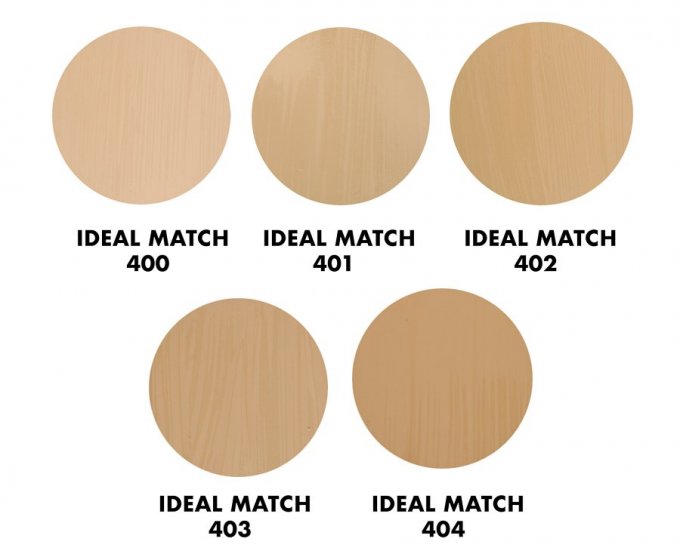 BtoB - Fond de teint IDEAL MATCH Ingrid Cosmetics - 30 ml - 5 teintes - 25 pcs + 5 testers