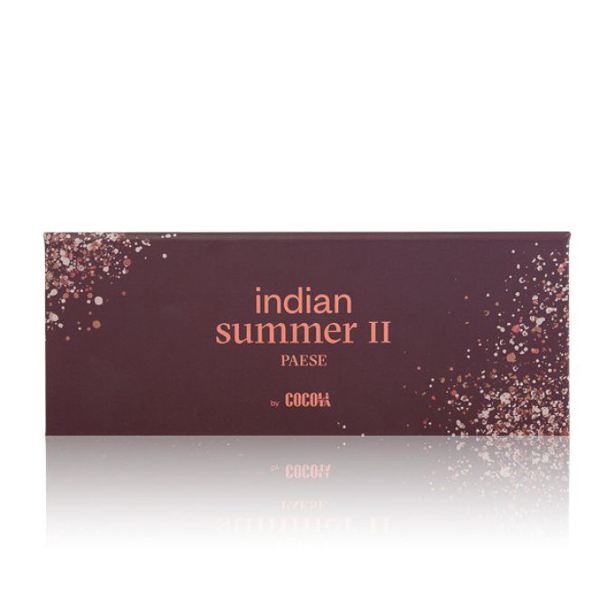 Palette d'ombres à paupières "INDIAN SUMMER II" 18 g - 12 couleurs VEGAN - PAESE